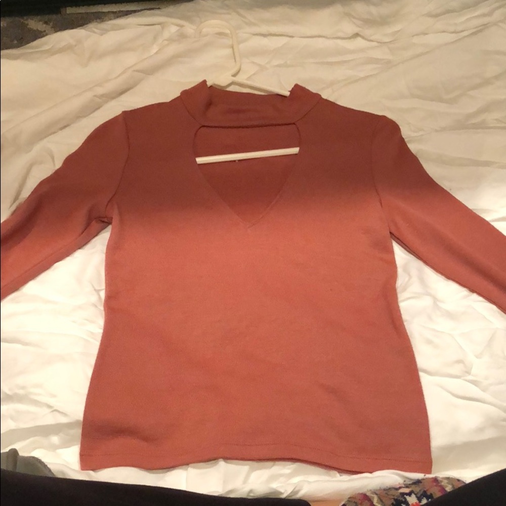 Long sleeve waist length Wilfred top
